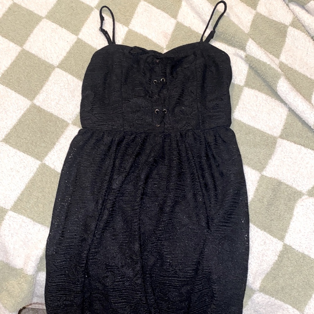 Black cross cross dress